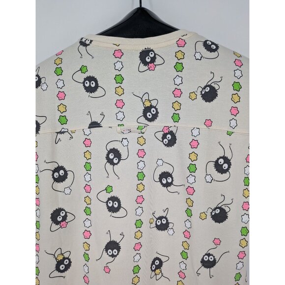 Studio Ghibli Spirited Away T Shirt Size M Soot Sprites Organic Cotton Fairycore - Picture 6 of 8